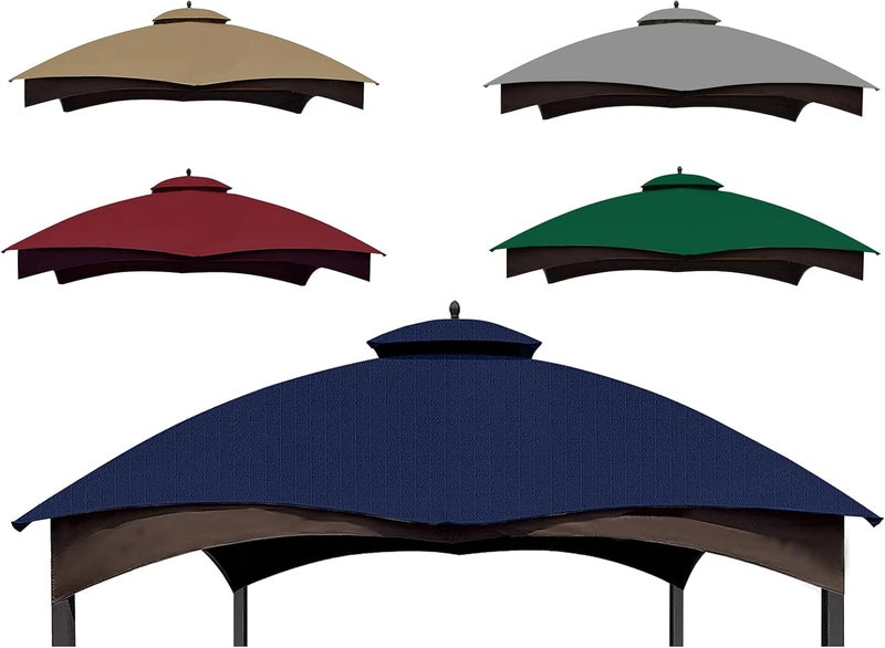 SCOCANOPY Ripstop Replacement Top for Lowe's Allen Roth 10X12 Gazebo Model #GF-12S004B-1/ GF-12S004BTO/TPGAZ17-002C，(Navy Blue) - Image 1